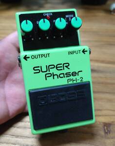 ☆ 1990年製!! BOSS PH-2 SUPER Phaser Made in Taiwan 1990年製 ボス 4段 12段 フェイザー 中古 エフェクター ☆