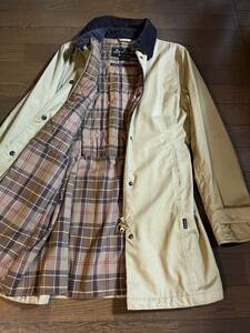 美品！★Barbour バブアーレディースコートサイズUK8ミドル丈 ジャケットアウター中綿★倹/希少レア/トレンチコート/キルティングコート