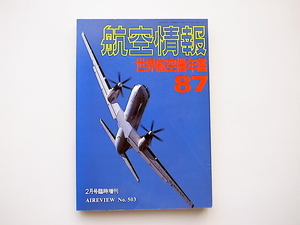 21c◆　世界航空機年鑑1987年(航空情報2月号臨時増刊,酣燈社)