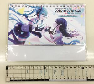 C9859 未使用 エンスカイ プロジェクトセカイ カラフルステージ！Feat.初音ミク 2024年セパレート卓上カレンダー