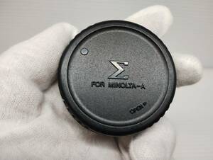 SIGMA FOR MINOLTA-A　レンズリアキャップ カメラ　シグマ　∑　ミノルタ　レンズキャップ