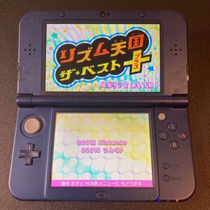 美品！New Nintendo 3DSLL 本体 RED-001 リズム天国付き 管理②