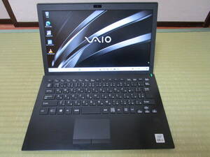 「2021年製 美品級・LTE搭載」 VAIO　VJPG13C11N　 Win11 Pro 　Core i 5-1035G1　8GB　新品SSD 512GB　Webカメラ　　M S office 365