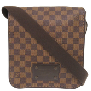 美品 ルイ ヴィトン ブルックリンPM ダミエ N51210 エベヌ ショルダーバッグ LV 1719 LOUIS VUITTON