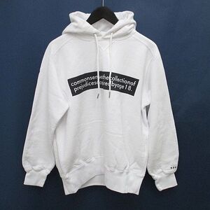 サカイ sacai 20AW GRAPHIC HOODIE 20-0113S フロントグラフィックプリントスウェットプルオーバーパーカー スウェットフーディ 1 白系 ホ