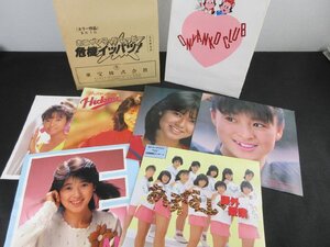 昭和アイドル関連パンフ・写真集など８点　河合奈保子/石川秀美/おニャン子クラブ　_長L048/