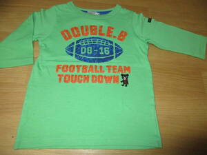 ★大人気・中古品・即売れ★　ミキハウス・DOUBLE.B　７分袖Tシャツ！！（110）　　お買い得品～早い者勝ち！