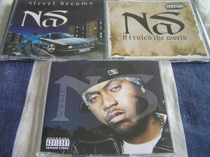 【HR04】 CDS 《NAS》 Street Dreams / If I Ruled The World 他 - 3CD