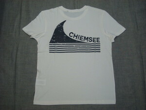 新品CHIEMSEE(キムジー)メンズTシャツPERKA 11-4202 STAR WHITE (S)