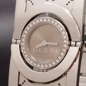 グッチ Gucci 腕時計 動作品 112(トワールウオッチ) レディース 1377270