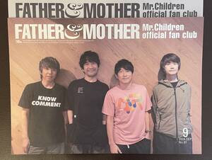 □Mr.Children【会報 FATHER&MOTHER 11冊】fan club オリジナルグッズ3点□