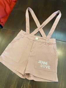 ジェニィ◆JENNI◆ショートパンツ ◆肩ひも取り外し可能◆130cmキュロットスカート