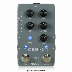 最落無し! Mooer　CAB X2　/ a47839　ステレオ接続に対応したキャビネットシミュレーター！　1円