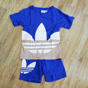 adidas　半袖Tシャツ ショートパンツ 上下セット(100)