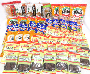 送料300円(税込)■ks620■◎菓子(ピーナッツブロックチョコ・ピーナッツあげ 等) 9種 52点【シンオク】