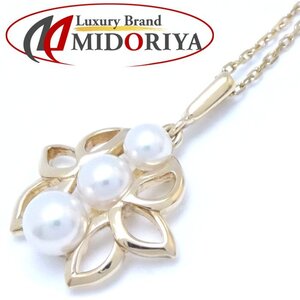 MIKIMOTO ミキモト ネックレス ベビーパール3.5～4.5ミリ K18YG イエローゴールド/292791【中古】