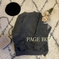 ページボーイ　PAGE BOY あったかボアプルオーバー