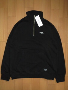 送料無料発送 人気完売サイズ XXL 2XL BLACK CRIMIE HALF ZIP SWEAT クライミー ハーフジップ スウェット 正規品 新品未使用 タグ付き