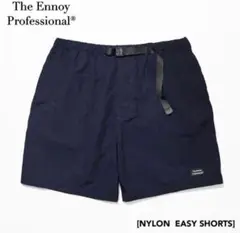 ENNOY エンノイ NYLON EASY SHORTS NAVY L