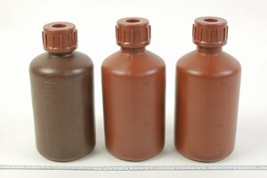 ※ 3個 貯蔵ボトル 2000ml 2L 薬品保存容器 ボトル 現像液 定着液 c0350