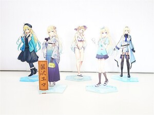 藍沢エマ アクリルスタンド5種まとめて 正月衣装 夏コミなど 開封美品 ぶいすぽっ！ _a1418