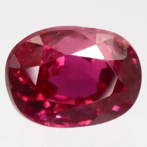 1円〜!!ソ付!!（天然ルビー0.78ct）d 約5.20×3.90mm ルース 裸石 corundum コランダム ruby 宝石 jewelry DC0/DH0 テEA0 w4★7