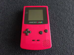 〇AI-204　Nintendo GAMEBOY Color ゲームボーイカラー レッド 任天堂 本体のみ 動作確認済み