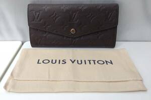 LOUIS VUITTON ルイヴィトン アンプラント CA0174 ポルトフォイユ キュリーズ 長財布小銭入れ カード入れ 札入れ 焦げ茶色 ダークブラウン