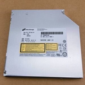 【中古パーツ】複数可 DVDドライブ ノートパソコン用 内蔵DVDスーパーマルチ 厚さ12.7mm SATA RW■H L DVD GT80N ベゼル無し