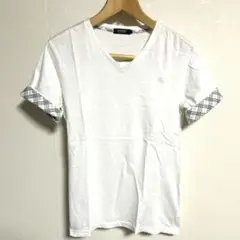 BURBERRY BLACK LABEL VネックTシャツ サイズ2