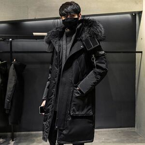 ダウンコート メンズ 中綿コート ジャケット 厚手 ロング ペアルック アウター 防寒服 トップス 大きいサイズ 韓国風長袖JCAS142(3色S-3XL)