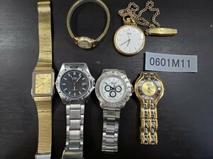 0601M11　時計　腕時計　懐中時計　ジャンク品　おまとめ　CASIO　RADO　MCM　SEIKO　など　