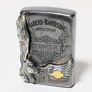 ZIPPO ジッポー HARLEY-DAVIDSON ハーレーダビッドソン HDP-16 日本限定 シルバーイブシメッキ＋イーグル シルバーイブシメタル 2018年製