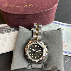 セイコー 腕時計 ダイバー 箱、備品付 自動巻き SEIKO スキューバ200