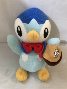 ポケモンセンター　ポッチャマ ぬいぐるみ 「ポケモン不思議のダンジョン 時の探検隊・闇の探検隊」中古品 #y-8519