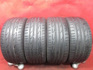 タイヤ 4本 225/45R17 ブリジストン ポテンザ POTENZA S001 2021年 溝アリ 送料無料★14862T