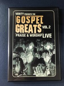 【輸入版】DVD　GOSPEL　GREATS　VOL.2　PRAISE＆WORSHIP　LIVE　※ケースは新品と交換しました！ディスクもキレイです！