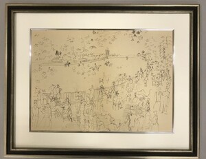 【特価】　≪　　ラウル 　デュフィ 　　≫　　リトグラフ【石版画】　　LES　COURSES 　Ⅰ　　1944年　　RAOUL　 DUFY