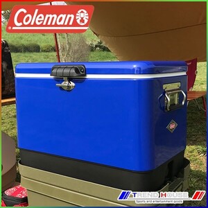 ［日本未発売カラー］コールマン スチールベルトクーラー 54qt / ブルー_3000004390 Coleman クーラーボックス