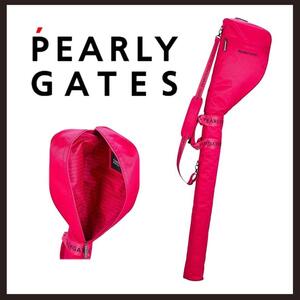 ○★新品 未使用 PEARLY GATES クラブケース 定番クラブバッグ ピンク○●