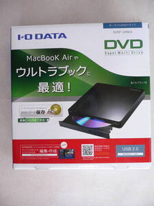 送料無料6【新品】I-O DATA アイオデータ製バスパワー対応USB2.0ポータブルDVDスーパーマルチドライブ DVRP-U8NKA 1