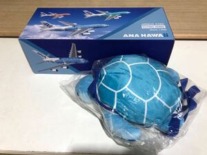 220F【美品】ANA HAWAii モデルプレーン　リュックサック付き　AIRBUS A380 FLYING HONU（scale 1:200）