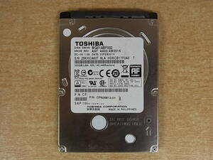 △B/736●東芝 TOSHIBA☆2.5インチHDD(ハードディスク)☆320GB SATA600 5400rpm☆MQ01ABF032☆中古品