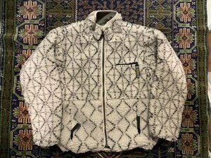 KAPITAL キャピタル リバーシブル 刺し子 ボア フリース ジャケット Kapital Sashiko Boa Fleece Reversible 希少 中古 サイズ：2