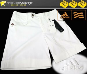 G75●アディダスゴルフ adidas Golf （レディース）●N60089　新品　キュロットパンツ　ホワイト/L　定価9900円