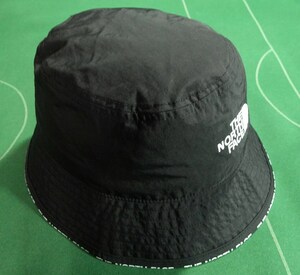 ▲ノースフェイス USAモデル ナイロン100％ THFロゴトリム バケットハット CYPRESS BUCKET HAT ブラック SP-MM 美品!!!▲