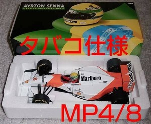 送料込み タバコ仕様 1/18 マクラーレン フォード MP4/8 セナ 1993 セナコレ McLaren FORD