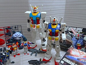 No.38　バンダイ　ガンダム　メガサイズ　PG　サザビーMG　ズゴックMG　他　 手付き　製作品　現状品