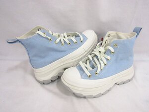 美品 CONVERSE ALL STAR Trekwave Hi コンバース オールスター トレックウェーブ Peal Blue BOXなし 23.5cm 未使用品 ★130373