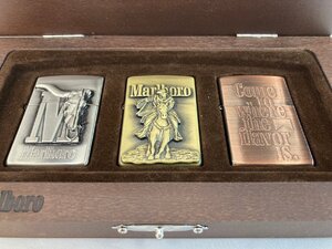 【★03-5】■未使用■Marlboro ZIPPO セット マールボロ ミディアム ザ・ジッポーコレクション 懸賞 当選品 1999年製 未使用品